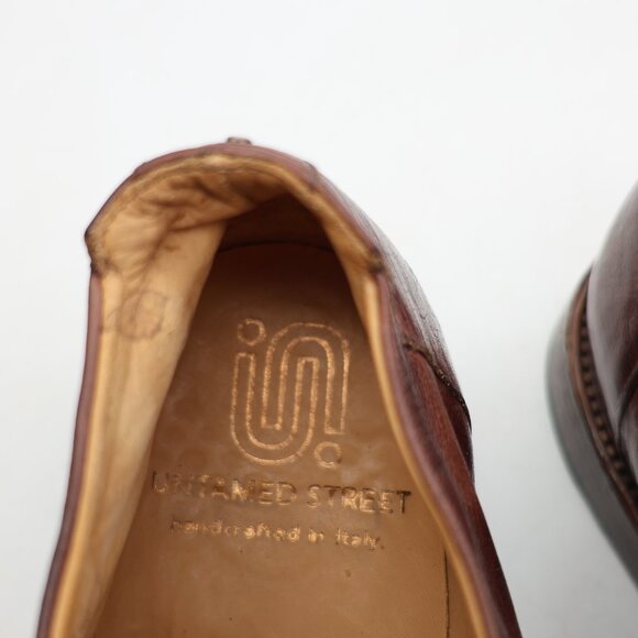 Untamed Street Brown Chukka Boots Men\'s EU Size 43 Handcrafted in Italy